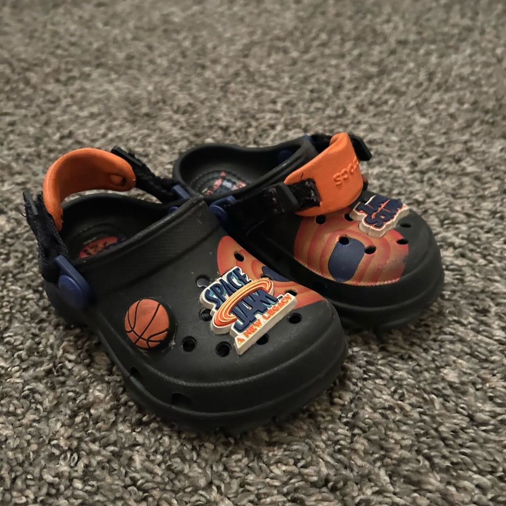 Kids Clogs - Black and Orange